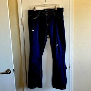 Torrid Medium Wash Distressed Denim Jeans Sz 16